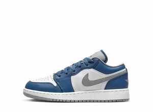 Nike GS Air Jordan 1 Low &quot;True Blue&quot; 23.5cm 553560-412