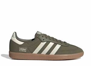 adidas Originals Samba OG &quot;Focus Olive/Wonder White/Gum&quot; 24.5cm IE3440