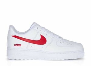 Supreme Nike Air Force 1 Low China Exclusive &quot;White/Speed Red&quot; 30cm CU9225-101