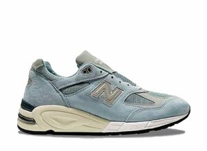 KITH New Balance 990V2 &quot;Storm Blue&quot; 26.5cm M990KH2