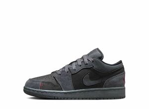 Nike GS Air Jordan 1 Low SE Craft &quot;Dark Smoke Grey&quot; 24cm FQ7757-001