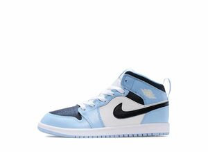 Nike PS Air Jordan 1 Mid &quot;Ice Blue&quot; 17cm 640737-401