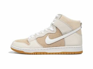 Nike SB Dunk High Pro ISO "Orange Label Unbleached Natural" 27cm DA9626-100