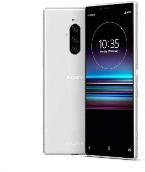 Xperia 1 j9110 ホワイト SIMフリー　美品 訳あり