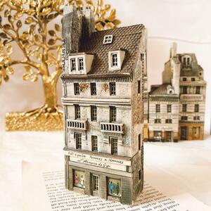 G gault housego- house миниатюра украшение керамика Франция улица средний .1980 годы ручная работа geo лама фигурка Mini произведение искусства J.Carlton фарфор 