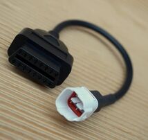 4pin YAMAHA 16pin OBD2 ヤマハ　アダプター 　　故障診断機 コードリーダー スキャンツール_画像2