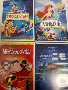 ディズニー　DVDセット　スティッチ　ニモ　アリエル　mr.インクレディブル