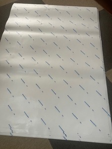 * не использовался * все версия оберточная бумага 105cm x 75.5cm *P&G оберточная бумага ( белый земля, голубой с логотипом )*50 листов 