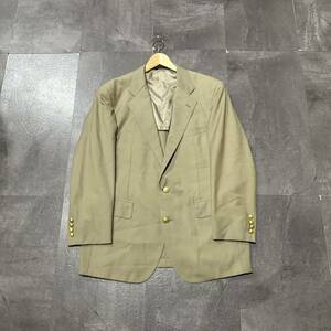 U ☆ 希少!!90sビンテージ '日本製' CHAPS RALPH LAUREN チャップス/ラルフローレン 金ボタン装飾 テーラードジャケット size:AB7 紳士服