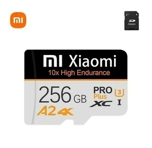  new goods unopened 256GB microSD micro SD non brand high capacity adaptor attached 