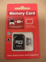 新品未開封　256GB　 microSD　マイクロSD　ノンブランド 大容量 アダプター付属_画像2
