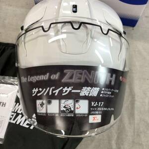 ヤマハ(Yamaha)バイクヘルメット ジェット YJ-17 ZENITH-P パールホワイト XL (頭囲 60cm~61cm未満) 90791-2319X