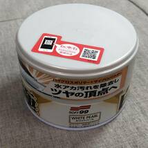 未使用　ソフト99(SOFT99) ワックス WAX 白の極WAX ハンネリ 200g 自動車塗膜の保護および艶出し用 スポンジ 00191_画像1