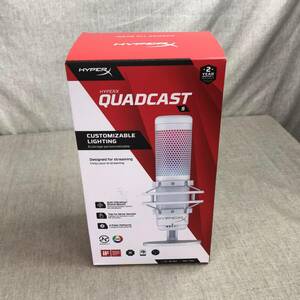 HyperX QuadCast S スタンドアロンマイク RGBライティング ホワイト 519P0AA