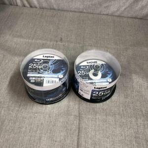 未使用 ロジテック BD-R AACS対応 ブルーレイディスク Blu-ray Disc 6倍速 1回録画用 記録用 25GB 記録メディア LM-BR25VWS50W 76枚セット