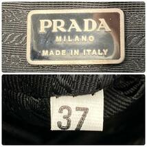 美品PRADA プラダ リュック 三角ロゴ ナイロン ブラック 白タグ_画像10