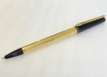 1円～ 美品 デュポン ボールペン 黒×金 ツイスト式 S.T.Dupont pen_画像3
