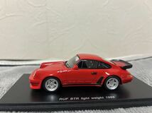 1円スタート SPARK 1/43 RUF BTR light weight 1988 Red PORSCHE ポルシェ スパーク ルーフ ライト ウェイト レッド ミニカー 1スタ_画像5