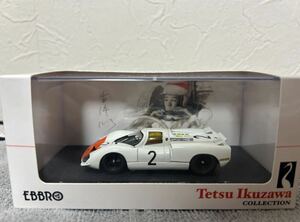 EBBRO 1/43 PORSCHE 908 #2 1968 WATKINS GLEN IKUZAWA TETSU 44599 エブロ　ポルシェ　ワトキンズ　グレン　イクザワ　テツ　ミニカー .