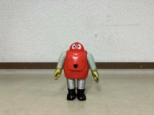  Kyoto ⑥ collector discharge goods 6 poppy [ Robot navy blue ] sofvi height :10.5cm Showa Retro 