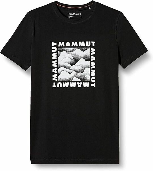 MAMMUT マムート 半袖Tシャツ グラフィックTシャツ 1017-04460 ブラック(黒) メンズL 新品