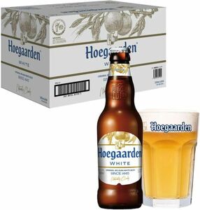 100 O30-01 1円～訳あり ヒューガルデンホワイト Hoegaarden ホワイトビール Alc.5％ 330ml×24本 同梱不可・まとめて取引不可