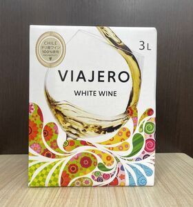 60 O30-76 1円～VIAJEROヴィアヘロ チリ産 白ワイン ボックス 12.5％ 3000ml 同梱不可・まとめて取引不可単品取引のみ
