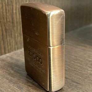 202725-233-08 未使用 ZIPPO ジッポー オイルライター FOR THE LIGHT OF YOUR LIFE 1980~ ブラウン茶系 1986年製 同梱不可/単品取引のみの画像4