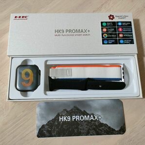 【最新・新品】HK9 PROMAX+ スマートウォッチ 本体ブラック