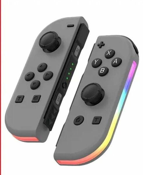 【新品 】互換性 swich ジョイコン JOY-CON LED ダークグレー