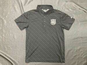 Kappa GOLF カッパ ゴルフウェア 半袖ポロシャツ チェック柄 Mサイズ