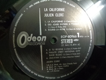 ジュリアン・クレールJULIEN CLERC/パリの熱い息吹きLA CALIFORNIE●LP_画像6