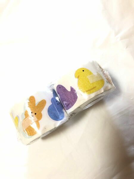 peeps ピープス　海外　アメリカ　ロールシール　セット　うさぎ　とり　