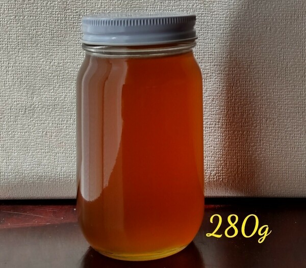 非加熱　日本ミツバチ　蜂蜜　百花蜜　　　国産　日本蜜蜂　280g