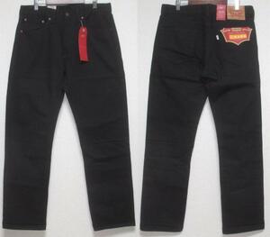 定価9000 新品 リーバイス 00505-1345 W29 L32 ストレート ブラック WARM 505 LEVIS ☆