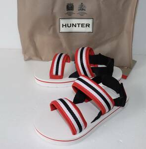  regular price 9900 new goods genuine article HUNTER lady's original beach sandals UK3 US5 EU36 JP22 WFD4025WEB Hunter 6023