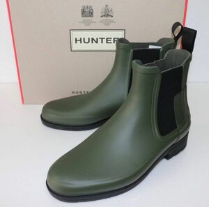 定価17000 新品 本物 HUNTER 靴 レインブーツ リファインド チェルシー MFS9060RBS ハンター JP25 UK6 US7 EU39 No.037