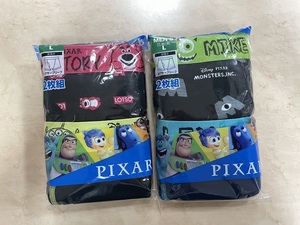 [ free shipping ] character boxer brief L size 2 sheets ×2 total 4 sheets Toy Story * Monstar z ink 
