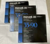 ☆マクセル　オープンリールテープ　未使用3本　maxell UD 35-90_画像1