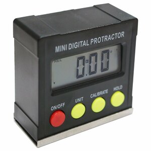 デジタル レベル 水平器 傾斜計 角度計 液晶 表示 高性能 レベラー 水平 角度 傾斜 測定 測量 DIY LCD マグネット 付