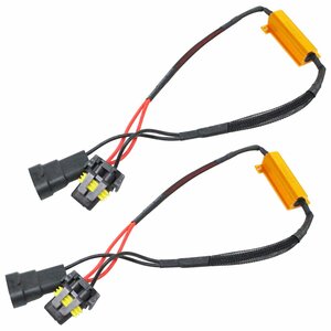 【送料250円】2個set HID 12v 50w 6Ω HB3/HB4 球切れ 警告灯 ワーニング キャンセラー フォグランプ 抵抗 LED ライト 輸入車 日本車 汎用