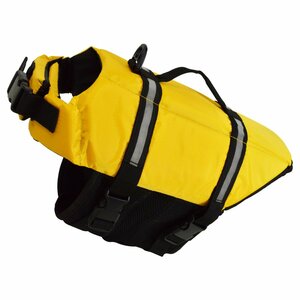  собака для спасательный жилет [ M желтый ] домашнее животное спасательный жилет лучший тип плавающий лучший отходит собака одежда ванна вода .. бассейн 