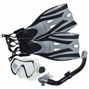  воздуховод "snorkel" комплект детский S/M размер 18cm-20.5cm воздуховод "snorkel" ласты подводное плавание комплект подводный защитные очки филе черный чёрный 