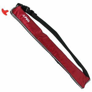  original color great number! life jacket automatic expansion type small of the back volume small of the back belt type red / red waste to stationary type * man and woman use! free size 