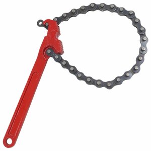 [ postage 250 jpy ]45mm-120mm chain type oil filter wrench chain length 420mm oil exchange filter Element remove tool heavy equipment car 
