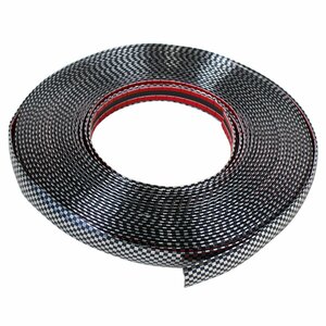 [ width 20mm length 15m] carbon molding both sides tape attaching plating lmolding protector door molding scratch prevention protection 5m 10m
