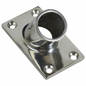  pipe bracket stainless steel handrail pipe diameter 25mm 60 times Pal pito installation metal fittings boat metal fittings deck angle base boat ship pipe fixation 