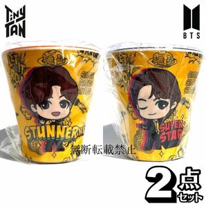 BTS Tiny TAN butter タイニータン メラミンカップ 2点セット テテ テヒョン V ジン ソクジン JIN 公式