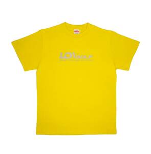 ハイクオリティ！5.6オンス LD.GOLFオリジナルTシャツ　イエロー　Mサイズ