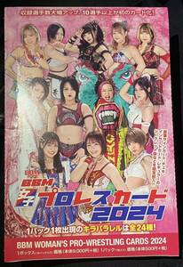 BBM2024 女子プロレスカード 新品未開封ボックス シュリンク付き メーカー完売